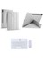 Teknoloji Samsung Galaxy Tab S9 Fe Plus X610 12.4 Inç Ile Uyumlu Standlı Kılıf ve Klavye Mouse 2 Li Set Gri 1