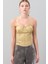 İnce Askılı Varaklı Triko Büstiyer Gold K2479102_076 3