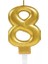 8 Rakam Mum Gold Renk 1