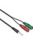 4745 3.5mm Kulaklık Mikrofon Ayırıcı Çoklayıcı Switch Splitter 3