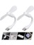 Mini USB Vantilatör, Esnek Mini Fan, El Vantilatörü, Pc, Powerbank, USB Cihazları Ile Kullanılabilir, Sessiz Taşınabilir USB Mini Soğutma Fanı Soğutucu, Seyahat Fanı (2 Adet) 1