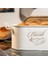 Metal Ahşap Kapaklı Tel Kulplu Metal Ekmeklik (Bread Baskılı) LN1293B 2