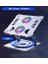 Laptop Standı 360 Derece Dönebilir Rgb Çift Fanlı Premium Serisi Notebook Tutucu Alüminyum Macbook Yükseltici 11-17 Inç 2