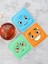 Pokemon Temalı Bardak Altlığı Ahşap Baskılı Altlık 4'lü Set (9 X9CM) KARBONNM51 5