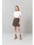 Örme Mini Etek Haki K2425006_023 6