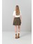 Örme Mini Etek Haki K2425006_023 7
