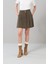 Örme Mini Etek Haki K2425006_023 9