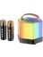 Machine Mini Kablosuz Mikrofon Hoparlör Seti, Rgb Renk Işığı ile Çift Mikrofon Karaoke Sistemi, Doğum Günü Partisi Için Taşınabilir, Açık Hava Kullanımı (Black) 1