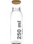 250 ml Metal Kapaklı Meyve Suyu, Meşrubat, Limonata Şişesi 250 cc Cam Şişe 6 Adet (Altın/gold) 2