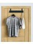 Home Metal Mat Siyah Kapı Arkası Askılık – 8 Kancalı Amerikan Tipi Organizer Askı, Banyo ve Oda Kapıları Için Pratik Askılık, Delmeden Montajlı Kapı Arkası Askı (Siyah) 5