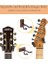 Gitar Duvara Monte Gitar Askısı Siyah Ceviz Gitar Kancası Akustik Elektrikli Bas Gitar Duvar Askısı Kanca Tutucu (Siyah Ceviz Askı) 3