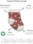 3'lü Penye Cute Stars Soket Çorap BS10115 Pudra 2