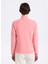 D5WL-SWT3303 Pembe Dik Yaka Basic Düz Kadın Polar Sweatshırt 5