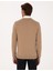Erkek Camel Slim Fit V Yaka Basic Triko Kazak 50314190-VR015 5