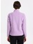 D5WL-SWT3302 Lila Fermuarlı Yaka Basic Düz Kadın Polar Sweatshırt 5
