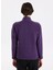 D5WL-SWT3302 Mor Fermuarlı Yaka Basic Düz Kadın Polar Sweatshırt 5