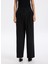 Normal Bel Geniş Fit Siyah Kadın Pantolon F5WL-PNT0067 5