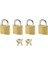 Lock Küçük Asma Kilit Seti [anahtar] [4'lü Paket] [aile Paketi] [eşzamanlı Kilitleme] 120EURQNOP - Sırt Çantaları, Bavullar, Bilgisayar Çantaları ve Daha Fazlası Için Harika 1