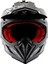 X-Cross Dual Vısor Kask Su Geçirmez Logolu Tasarım 1 Adet Konforlu Sürüş İçin 6