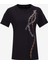 Bisiklet Yaka Taşlı Siyah Kadın T-Shirt F5WL-TST0237 2