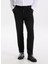 Bağlamalı Bel Duble Paça Jogger Siyah Erkek Pantolon F5WM-PNT 2533 3