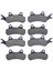 8pcs Motosiklet Ön Arka Fren Balataları Seti 715900380 715900379 Can-Am Maverick X3/max/sport/trail 2017-2024 715900386 (Yurt Dışından) 1