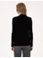 Kadın Siyah Slim Fit Triko Hırka 50316338-VR046 5