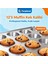 3 Adet 12’li Muffin Kek Kalıbı – Dayanıklı, Çok Amaçlı Fırın Kalıbı 1