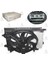FAN RADYATÖR ACCENT 2016-2018 BLUE 1.4 BENZİNLİ KAPPA 25380 1R600 3