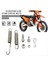 Motosiklet Kickstand Bolts Springs Yan Stand Bolts Springs Ktm Isim 125 250 300 400 450 525 1998-2007 (Yurt Dışından) 5