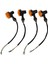 4 Pcs Motosiklet Amber Dönüş Sinyali Ampul Göstergesi ve 1 Pcs 7/8 Inç 22MM Motosiklet Talonu Izleyicisi Tutucu Çubuklar (Yurt Dışından) 2