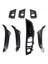 7pcs Bmw 5 Serisi Için Sağ El Sürücüsü Rhd F10 F11 Araba Iç Kapı Kolu Iç Panel Çekme Trim Kapak Kol Yumuğu (Yurt Dışından) 2