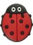 Jıbbıtz Ladybug Crocs Terlik Süsü 4