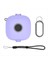 Kulaklık Kasası Kapak Şarj Kutusu Tutucu Carabiner Kordonlu Beats Fit Pro-Purple Için (Yurt Dışından) 1