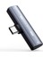 2ın1 USB Tip-C-Usb C/3 5mm Kulaklık Adaptörü Kulaklık Dac Ses Dönüştürücü 32BIT/384KHZ Dijital Kod Çözücü PD27W Siyah (Yurt Dışından) 3