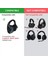 2paır Köpük Kulak Pedleri Logitech Için Deri Earpad G933 G935 G633 / G 933 G 935 G 633 Artemis Kulaklıkları (Yurt Dışından) 3
