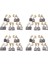40 Pcs Güç Aleti Karbon Fırçaları Makita Için 18 x 16 x 7mm CB203 (Yurt Dışından) 1