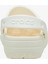 Classic Floral Cut Out Clog Kadın Krem Terlik.0WV 7