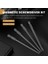16PCS Uzun Uzun Manyetik Tornavida Bitleri Set Slotted+Çapraz+Hex+Torx Matkap Bit Seti 1/4 Inç Hex Shank 100MM Uzunluk (Yurt Dışından) 5