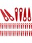 40PCS Yedek Plastik Bıçaklar Stihl Polycut 2-2 Fsa 45 Çim Biçme Makinesi Düzeltici Çim Kesici (Yurt Dışından) 4