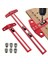 Ağaç Işleme 2-In1 Sondaj Konumlandırma Puanlama Cetveli Scribring T Işaretleme T Kare Doweling Jig ile 6/8/10MM Matkap Kılıfı B (Yurt Dışından) 3