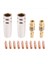 14PCS 15AK Kaynak Aksesuarları Sarf Malları 0 6mm Mig Torch Gaz Missül Ipucu 15AK Mig Tutucusu (Yurt Dışından) 2
