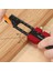 Ahşap Işleme Hassas Cep Cetveli Alüminyum Alaşım Slayt Cetvel Inç ve Metrik T Tipi Scribing Cetvel Düzeni 200MM (Yurt Dışından) 2