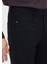 Siyah Düz Örme Slim Fit Casual Pantolon 3