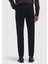 Siyah Düz Örme Slim Fit Casual Pantolon 5