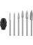 7pc Ahşap Oyma Araçları, 1/8inch Shank Hss Gravür Matkap Aracı Ahşap El Sanatları Aksesuarları 4486 Dremel Aracı Için Chuck ile (Yurt Dışından) 1