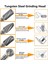 8pcs Karbür Burr Seti 1/4inch Shank Tungsten Çelik Çift Kesim Kalıp Öğütücü Bitler, Parlatma Için Karbür Döner Çapak (Yurt Dışından) 3