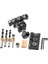 Ganwei Ayarlanabilir Doweling Jig Ahşap Cep 3 1 Delikte Jigbushes Sondaj Kılavuzu Kılavuzu Bulucu Yumruklu Araçlar Dowel Jig Set B (Yurt Dışından) 1