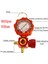 R410A R22 R22 R134A R404A Soğutucu Sanatlar Manifold Gösterge Manometre Valfi Görsel Aynalı 800PSI Kırmızı (Yurt Dışından) 2