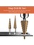 Adım Matkap Bit 3 Pcs Hss Adım Matkap Bit Seti Koni Delik Kesici Konik Metrik Nitriding Hex Çekirdek Matkap Bitleri Altın (Yurt Dışından) 4